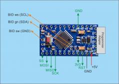 Die Verdrahtung des Arduino